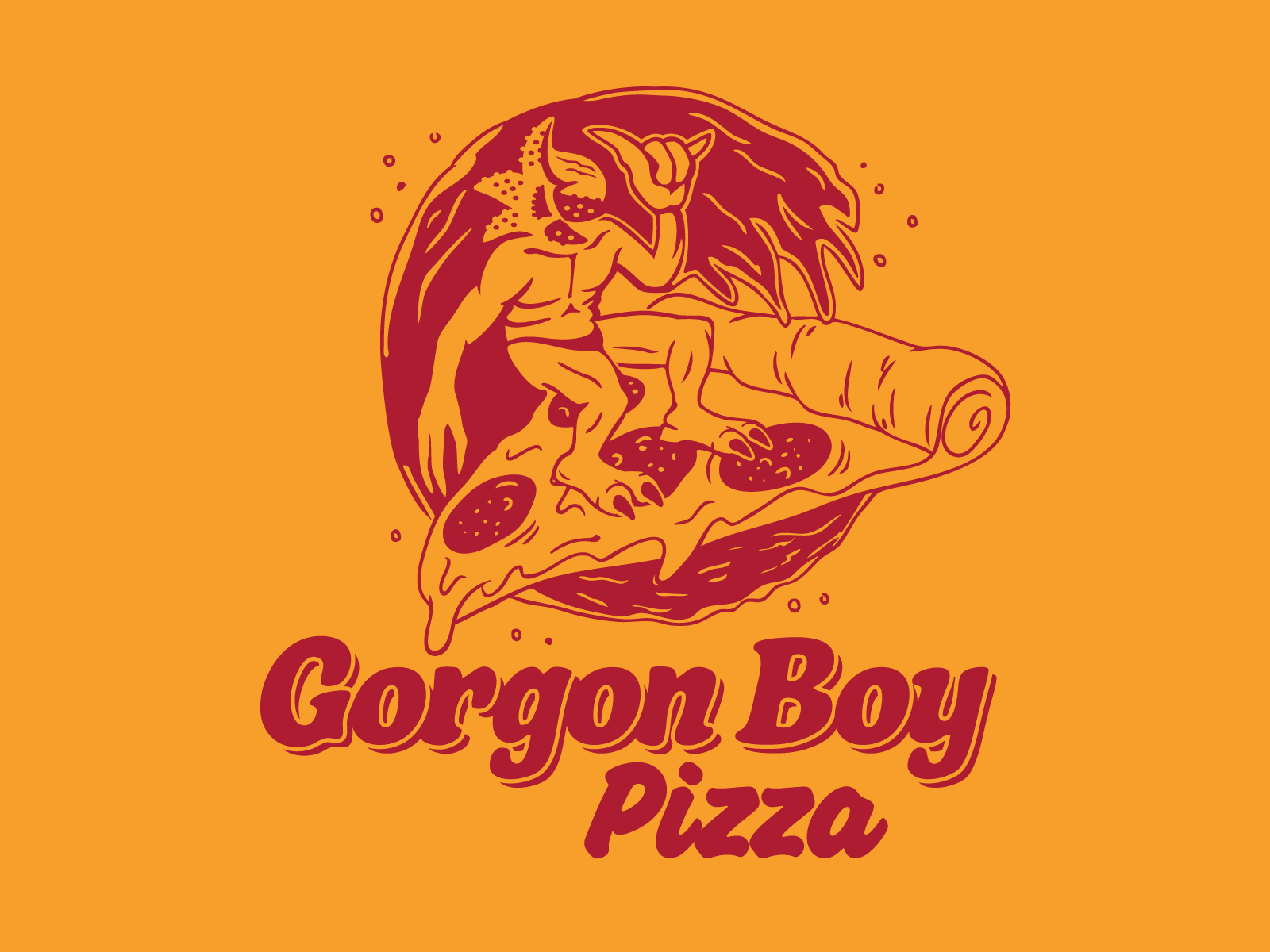 Gorgon Boy Pizza Fan-Art