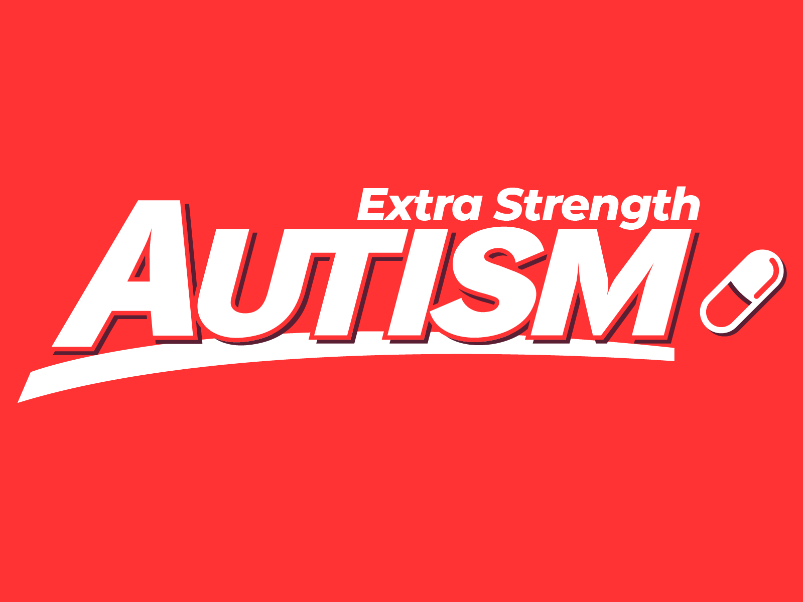 Extra Strength Autism Logo