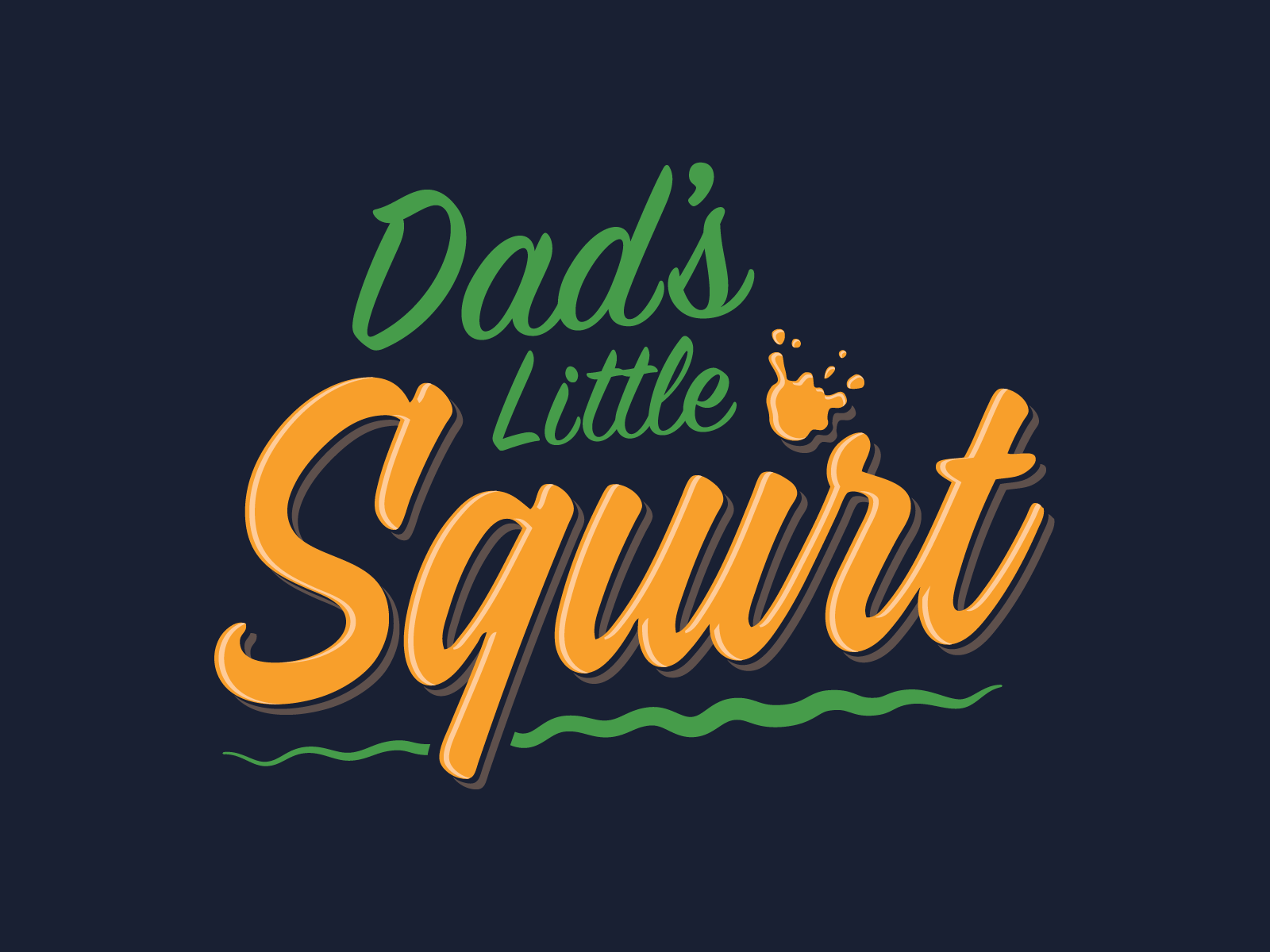 Dads Little Squirt Logo